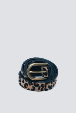 Cinturón estampado animal