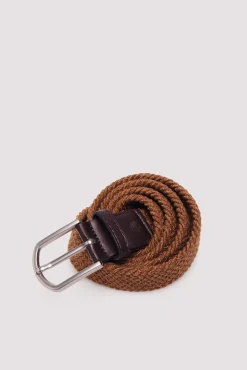 Cinturón trenzado melange