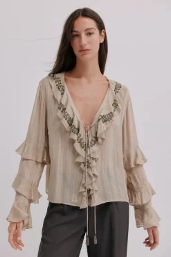 Clotilde. Blusa romántica