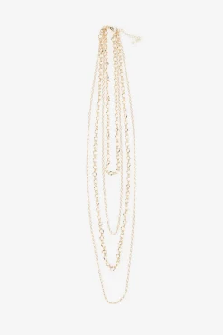 Collar de cadena cuádruple