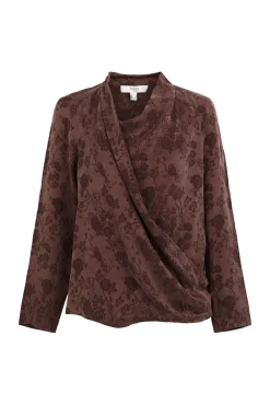 Concha. Blusa jacquard