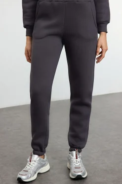 Conjunto chándal jogging felpa polar gris