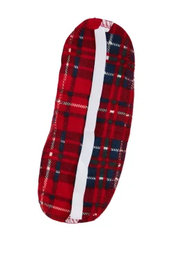 Conjunto pijama camisero cuadros rojo