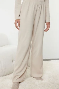 Conjunto pijama camisero punto con lazos