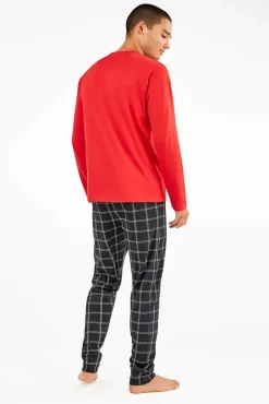 Conjunto pijama hombre de punto interlock Snoopy