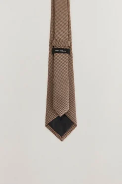 Corbata seda natural