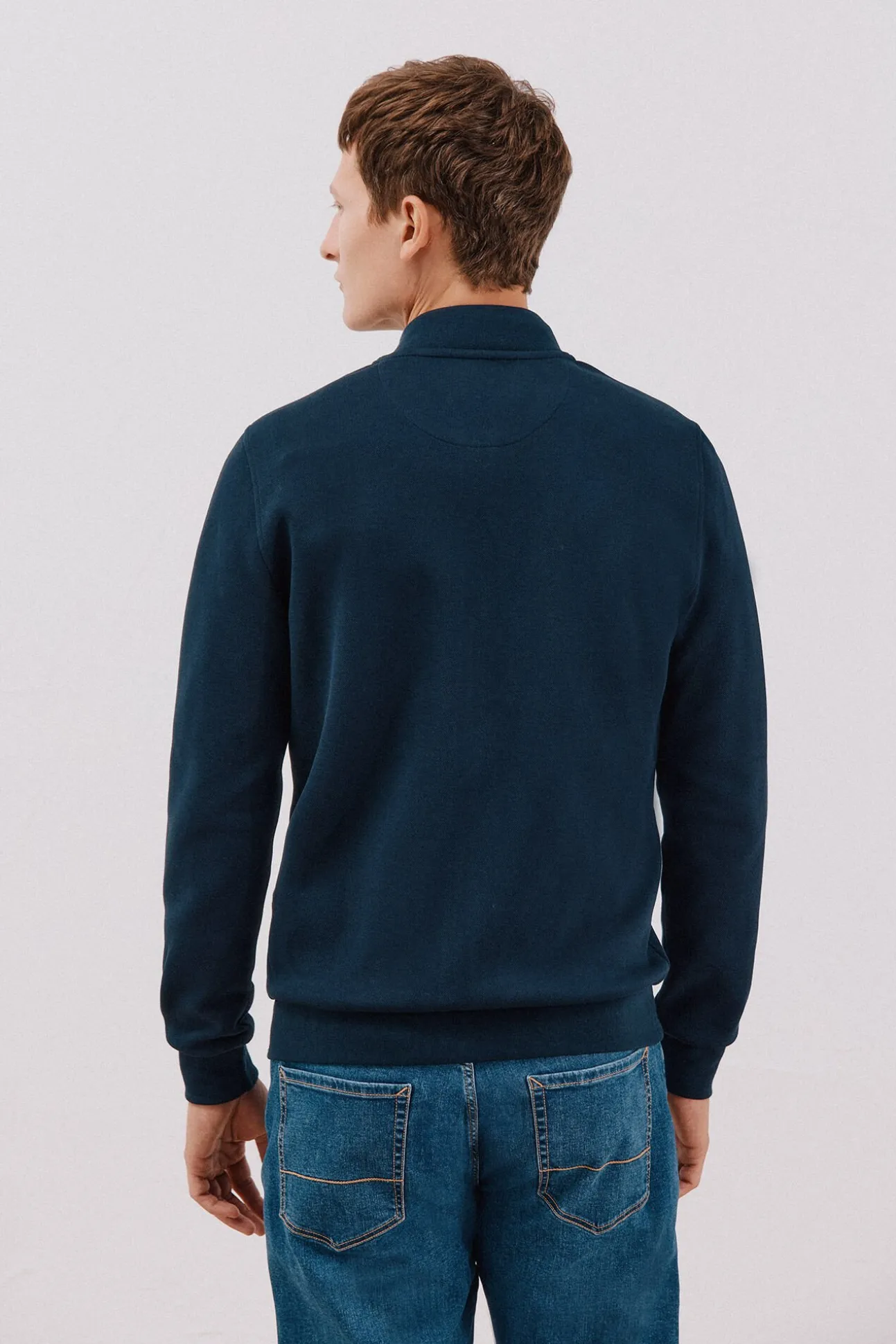 Cárdigan cuello bomber