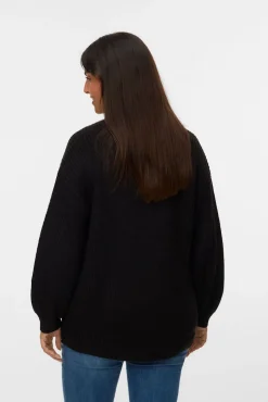 Cárdigan de punto frío talla grande