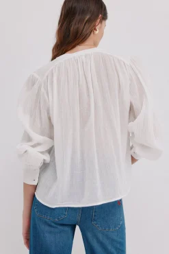 Cósima. Blusa bordados florales