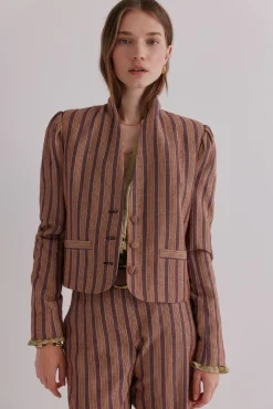 Edena. Chaqueta a rayas