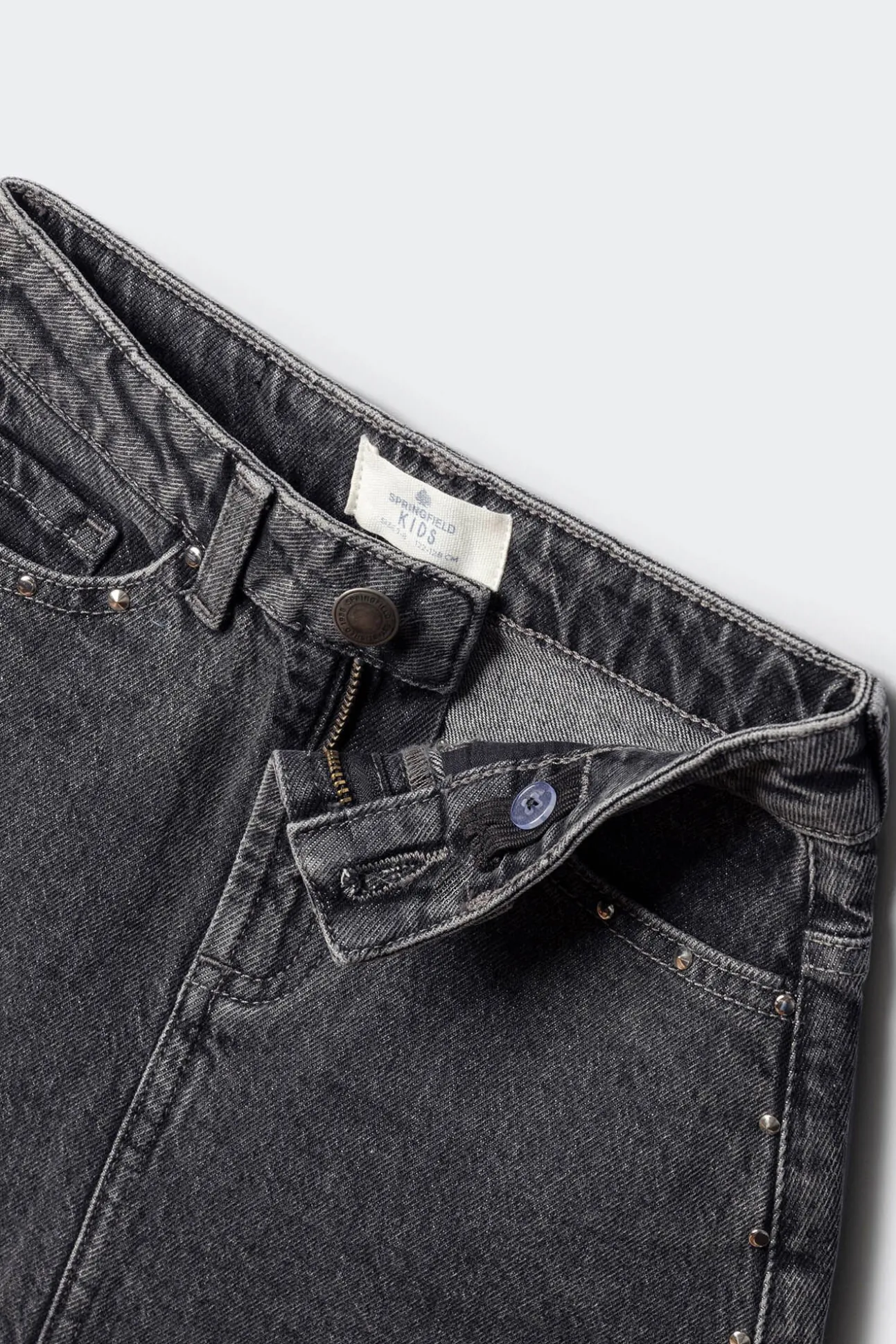Falda denim niña