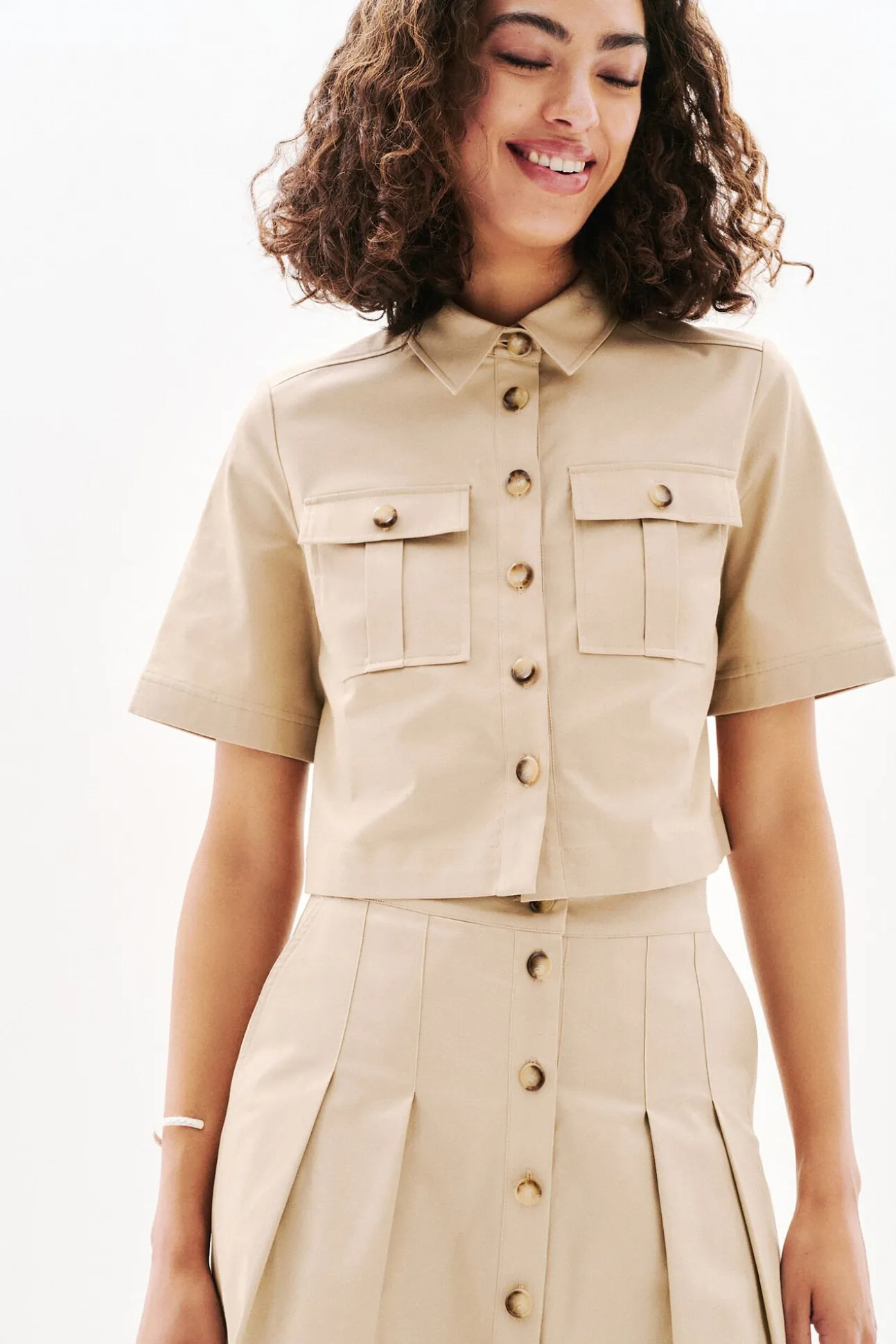 Falda lino