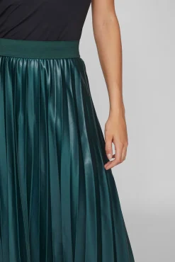 Falda midi plisada