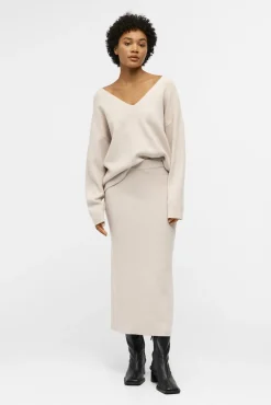 Falda punto midi