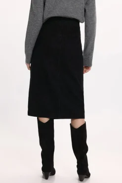 Falda vaquera midi