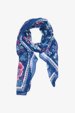Fular estampado floral