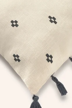 Funda de cojín rectangular de algodón Kobe