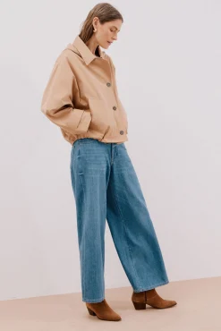 Gabardina corta