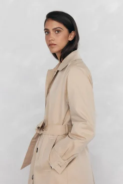 Gabardina larga