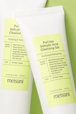 Gel limpiador facial purificante y refrescante