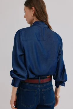 Graciela. Blusa con detalle nudo