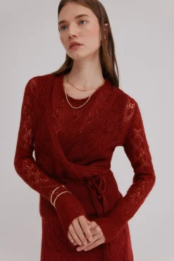 Iria. Chaqueta calada