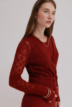 Iria. Chaqueta calada