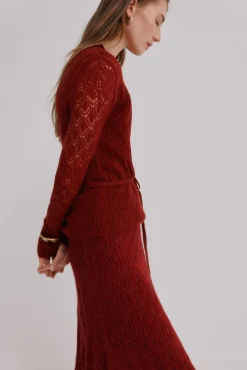 Iria. Chaqueta calada
