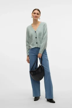 Jeans de pernera ancha