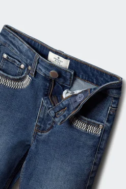 Jeans denim flare niña