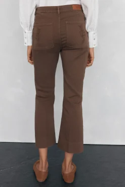 Jeans flare cropped