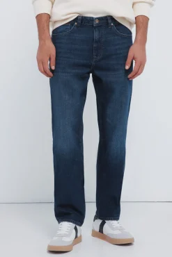 Jeans lavado oscuro regular fit