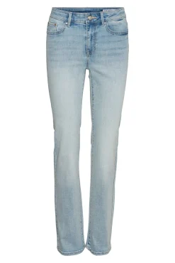 Jeans rectos tiro alto