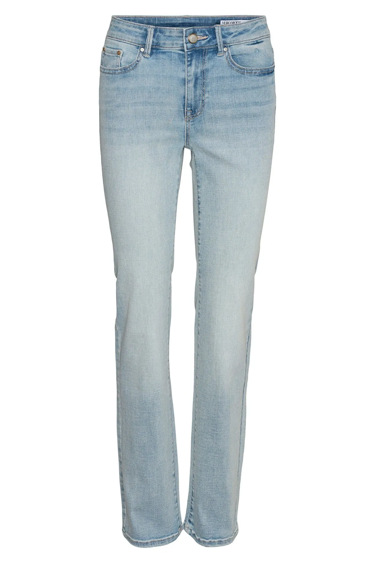 Jeans rectos tiro alto
