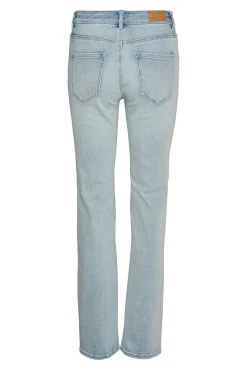 Jeans rectos tiro alto