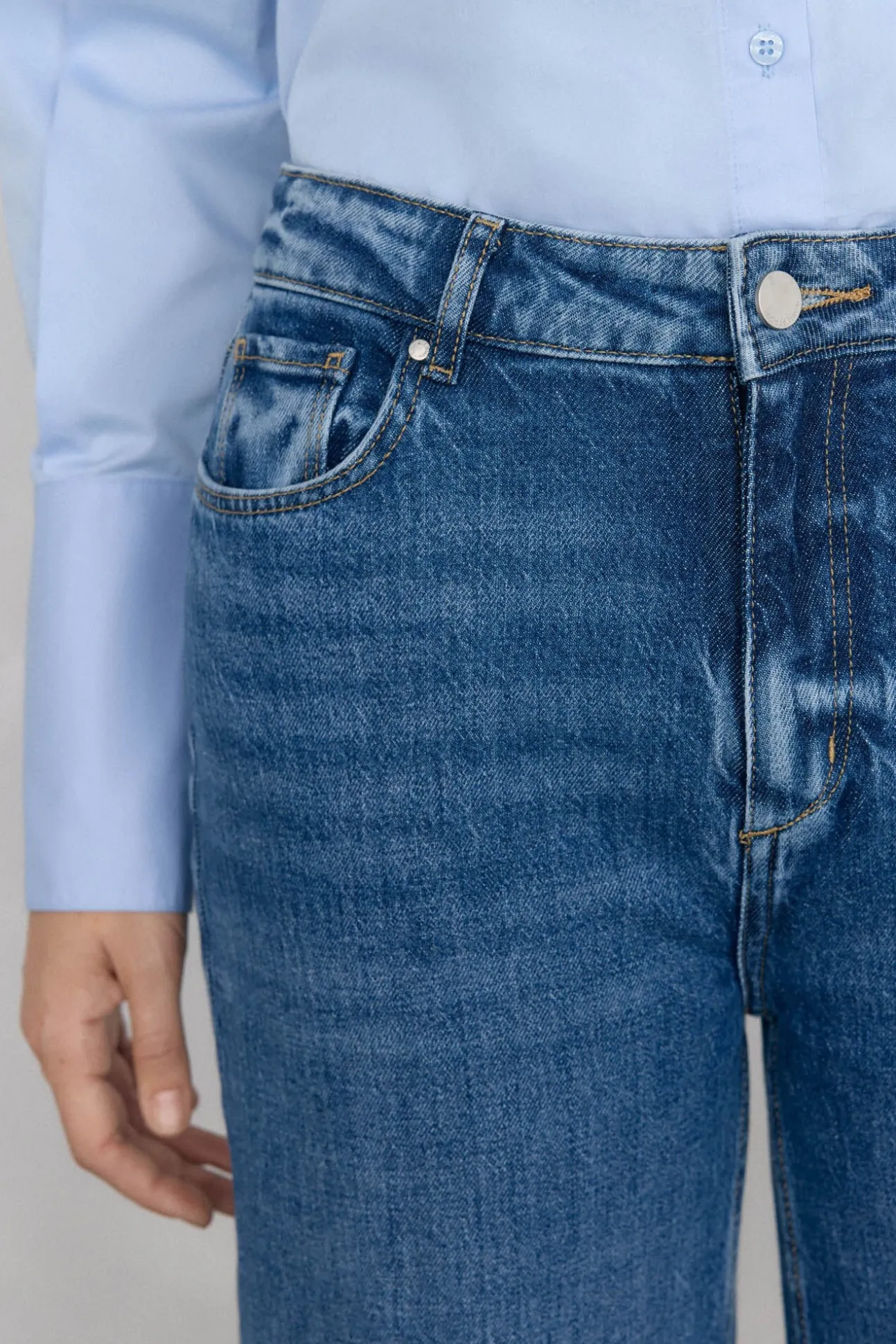 Jeans wide leg basic