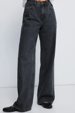 Jeans wide tachas