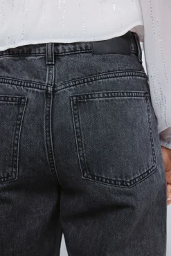 Jeans wide tachas