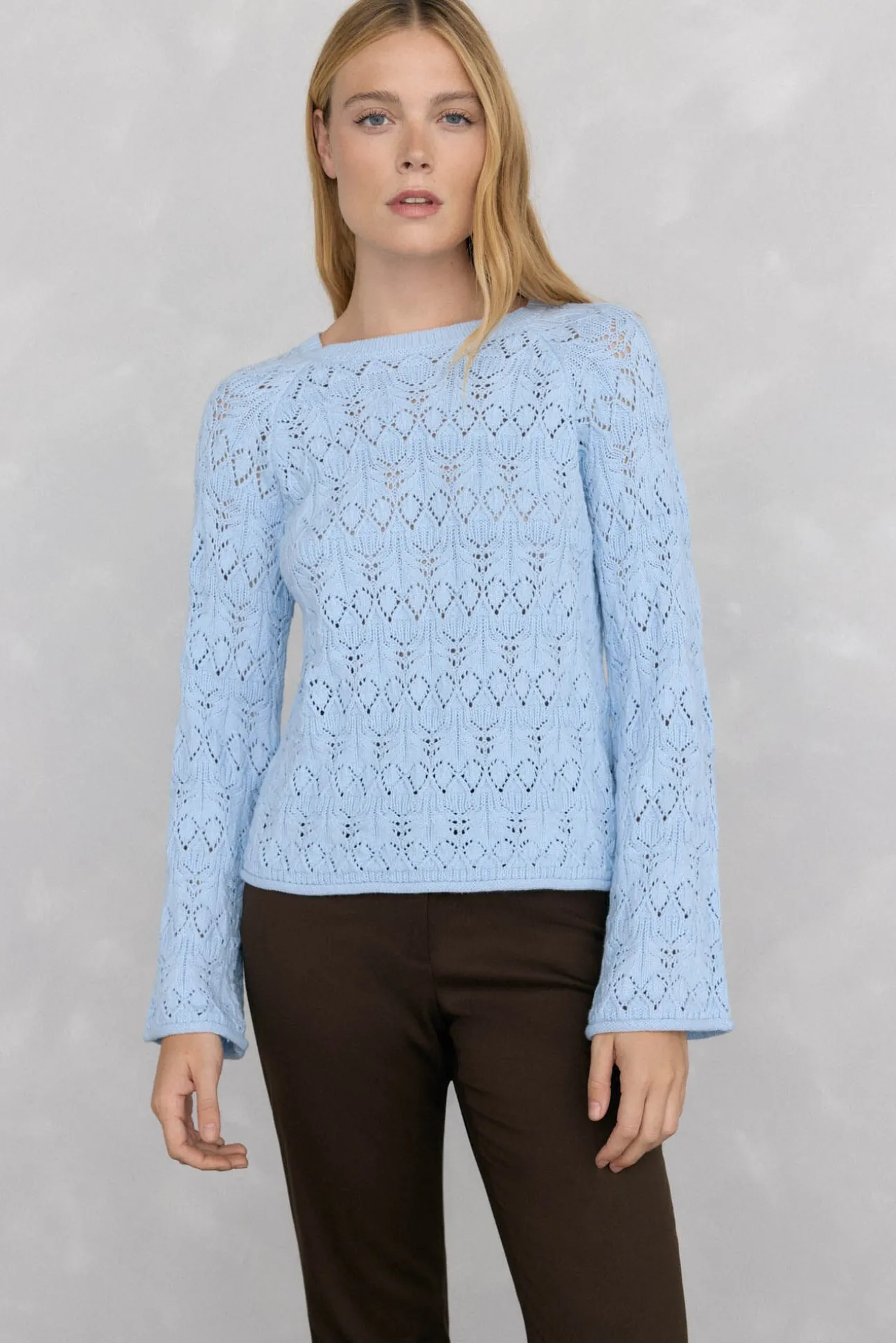 Jersey calado fantasía