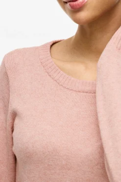 Jersey con cuello redondo de viscosa