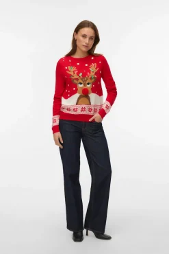 Jersey con estampado navideño