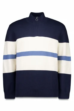 Jersey cremallera bloque color