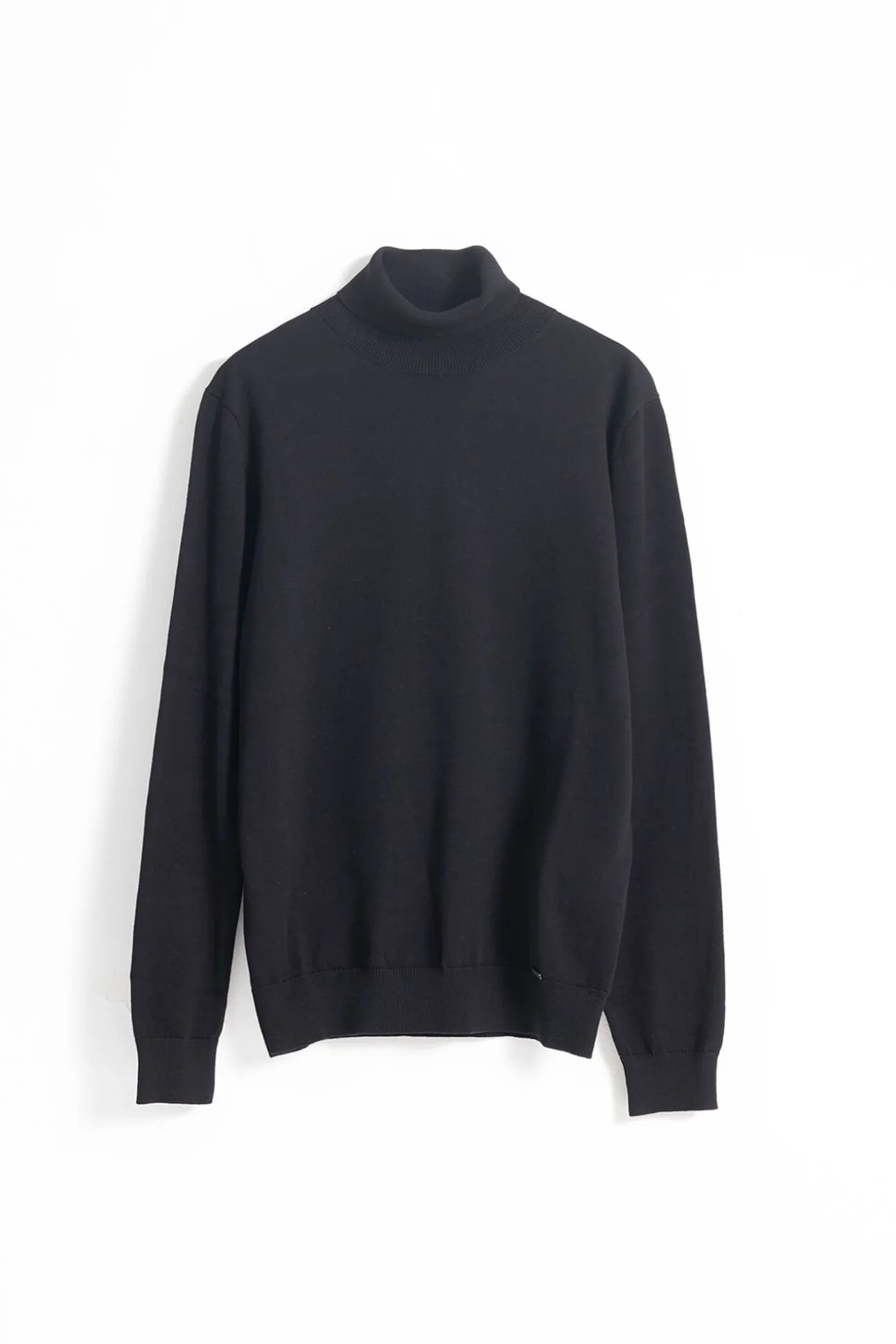 Jersey cuello alto algodón
