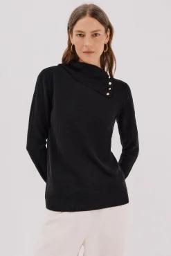 Jersey cuello botones