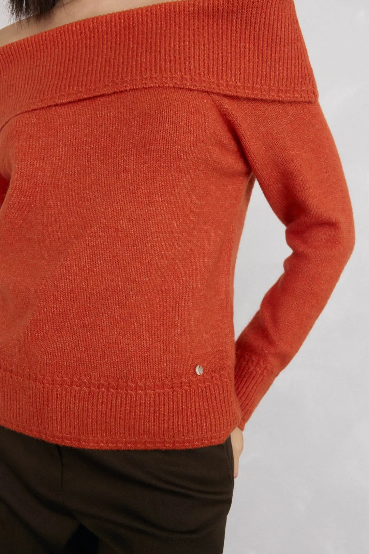 Jersey cuello envolvente