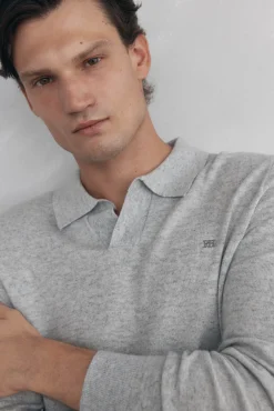 Jersey cuello johny lana merino y cashmere