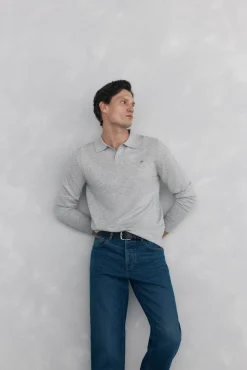Jersey cuello johny lana merino y cashmere