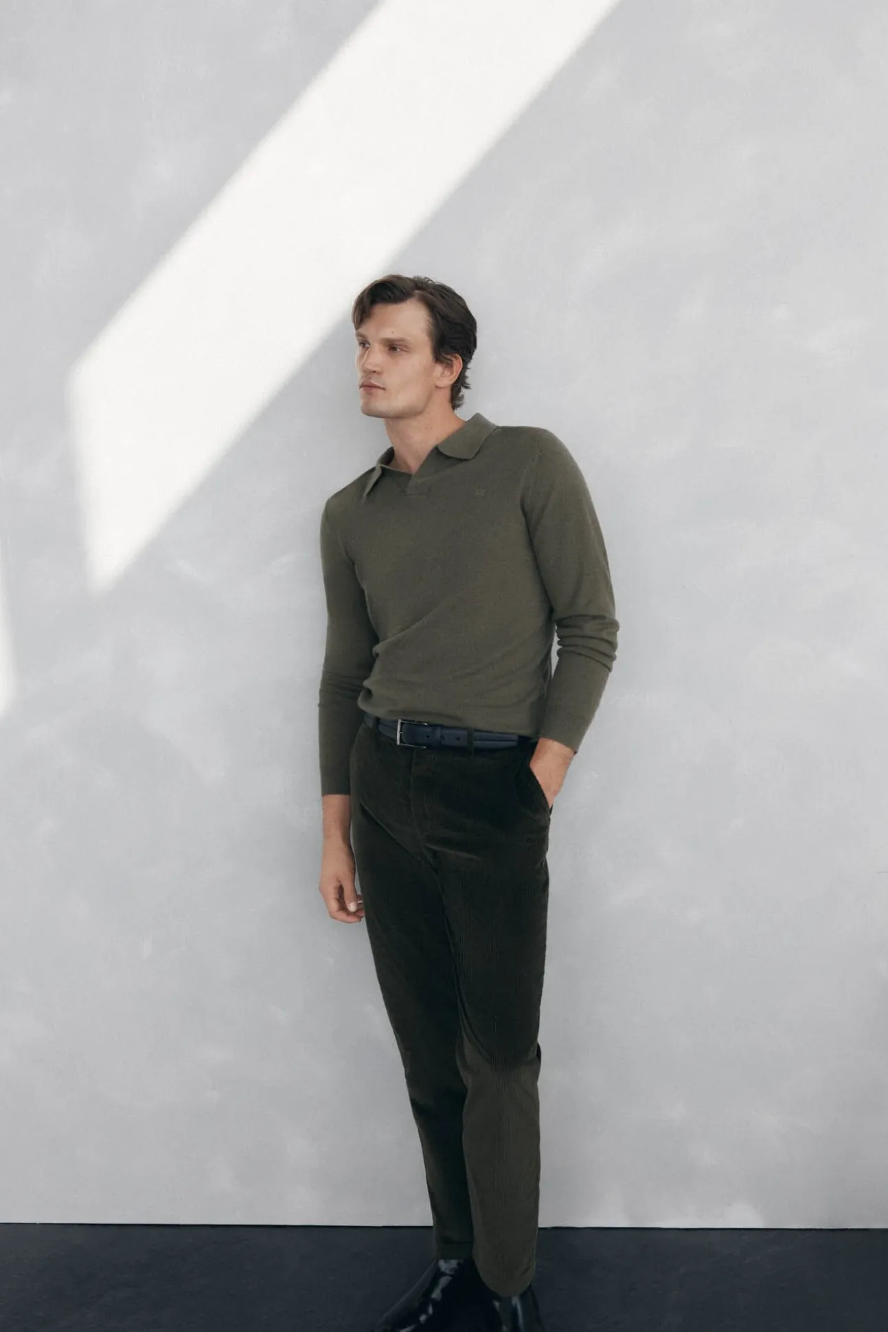 Jersey cuello johny lana merino y cashmere