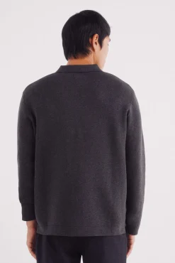 Jersey cuello polo botones