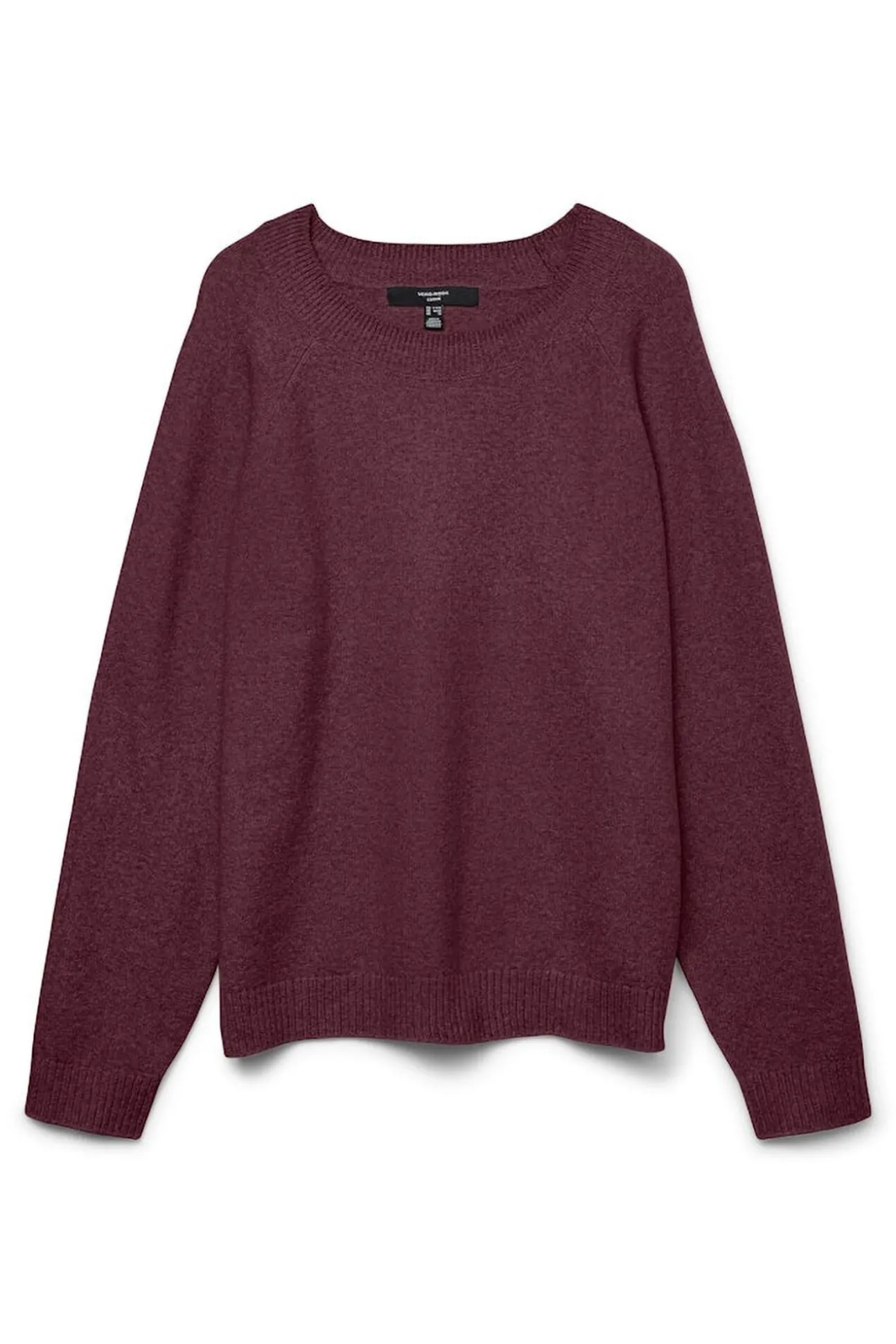 Jersey cuello redondo talla grande